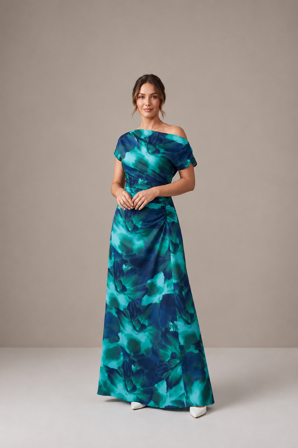 Robe longue imprimée