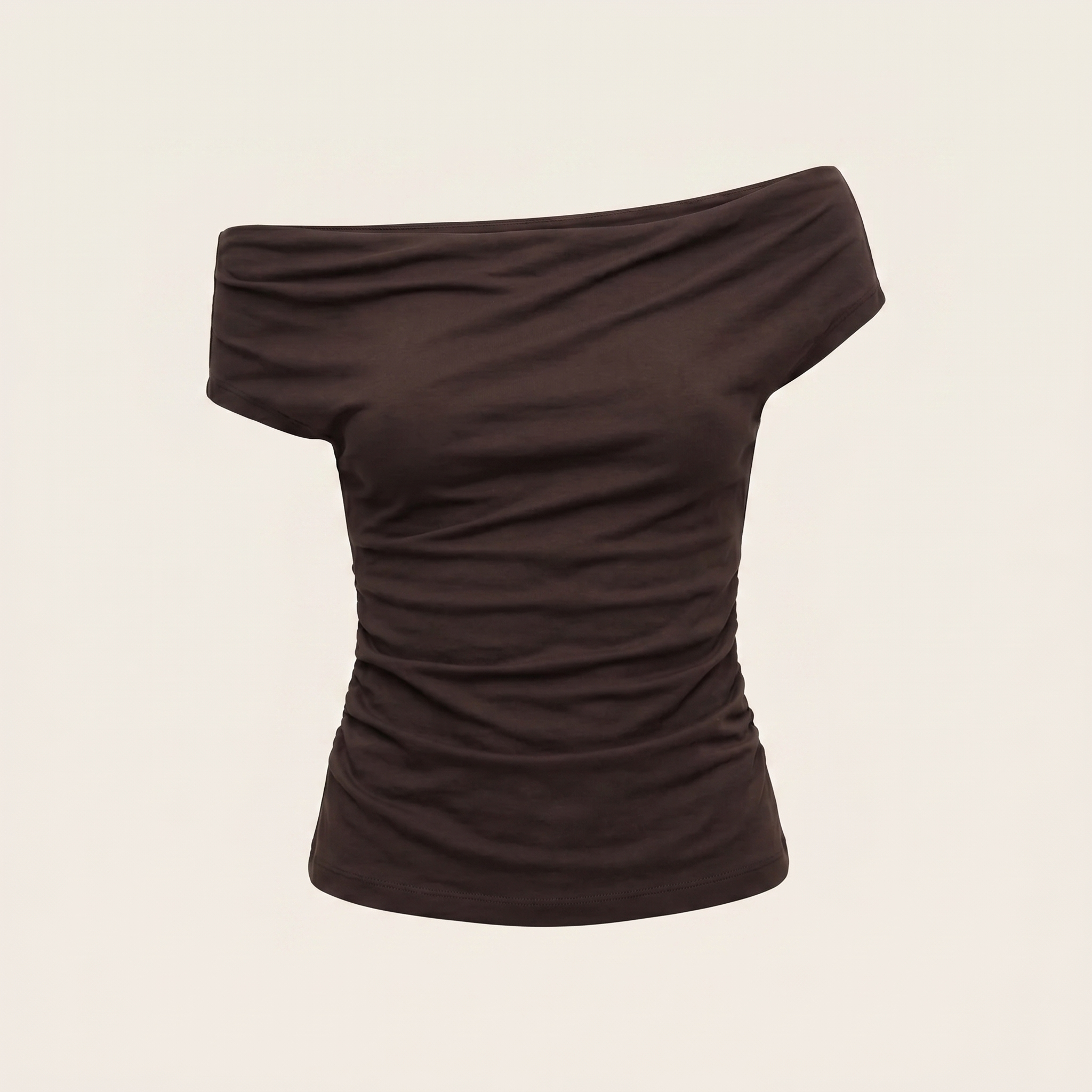 Top Femme Drapé Épaules Dénudées