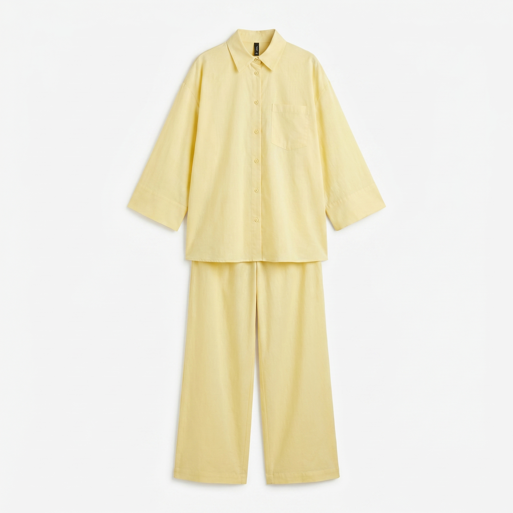 Ensemble Oversize Jaune Pastel