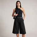 Bermuda Tailleur Femme Noir