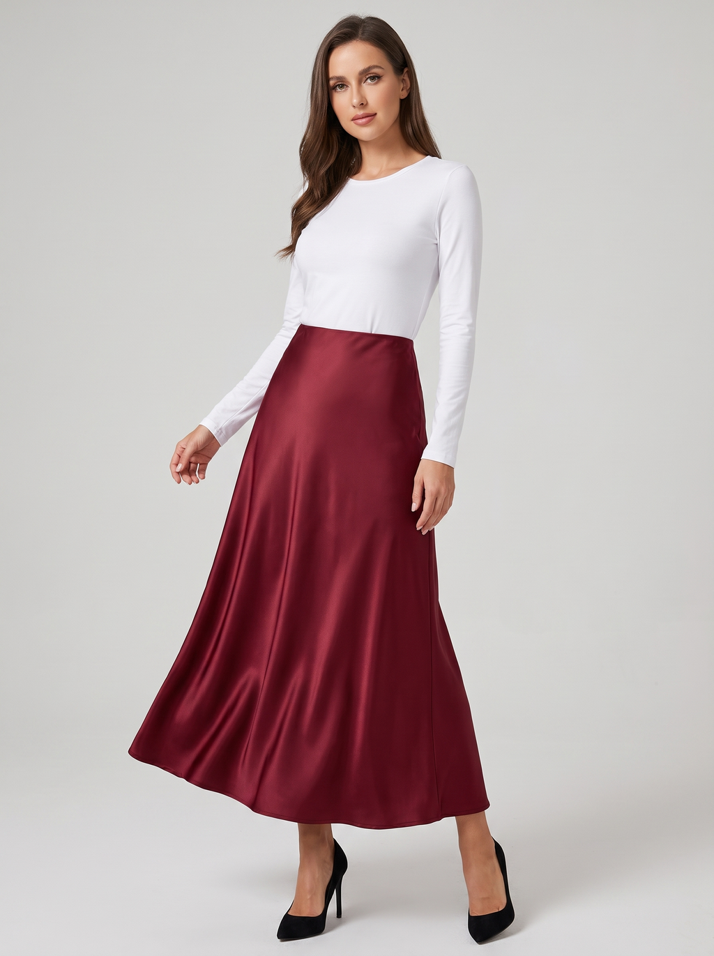 Jupe en satin