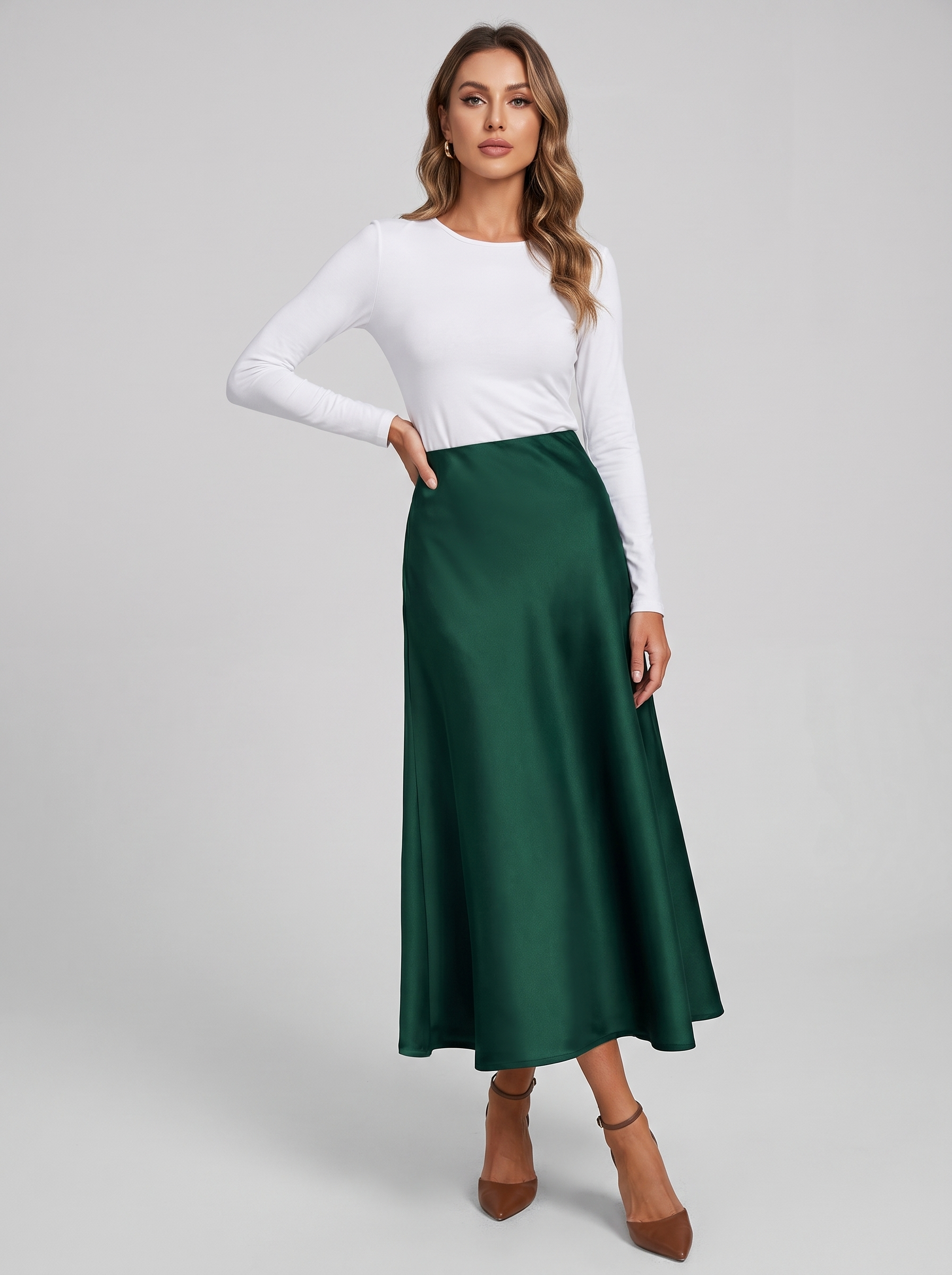 Jupe en satin