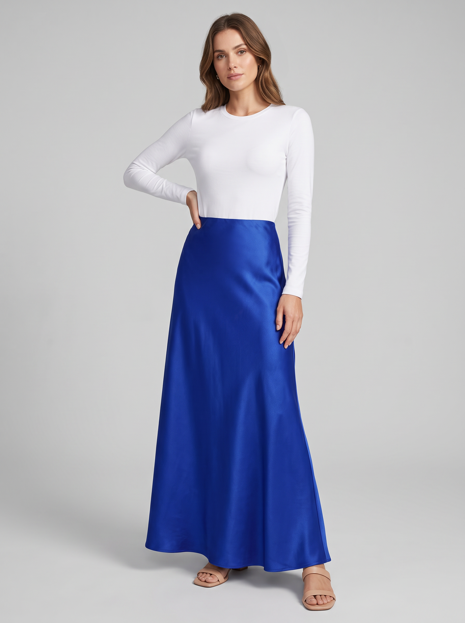 Jupe en satin