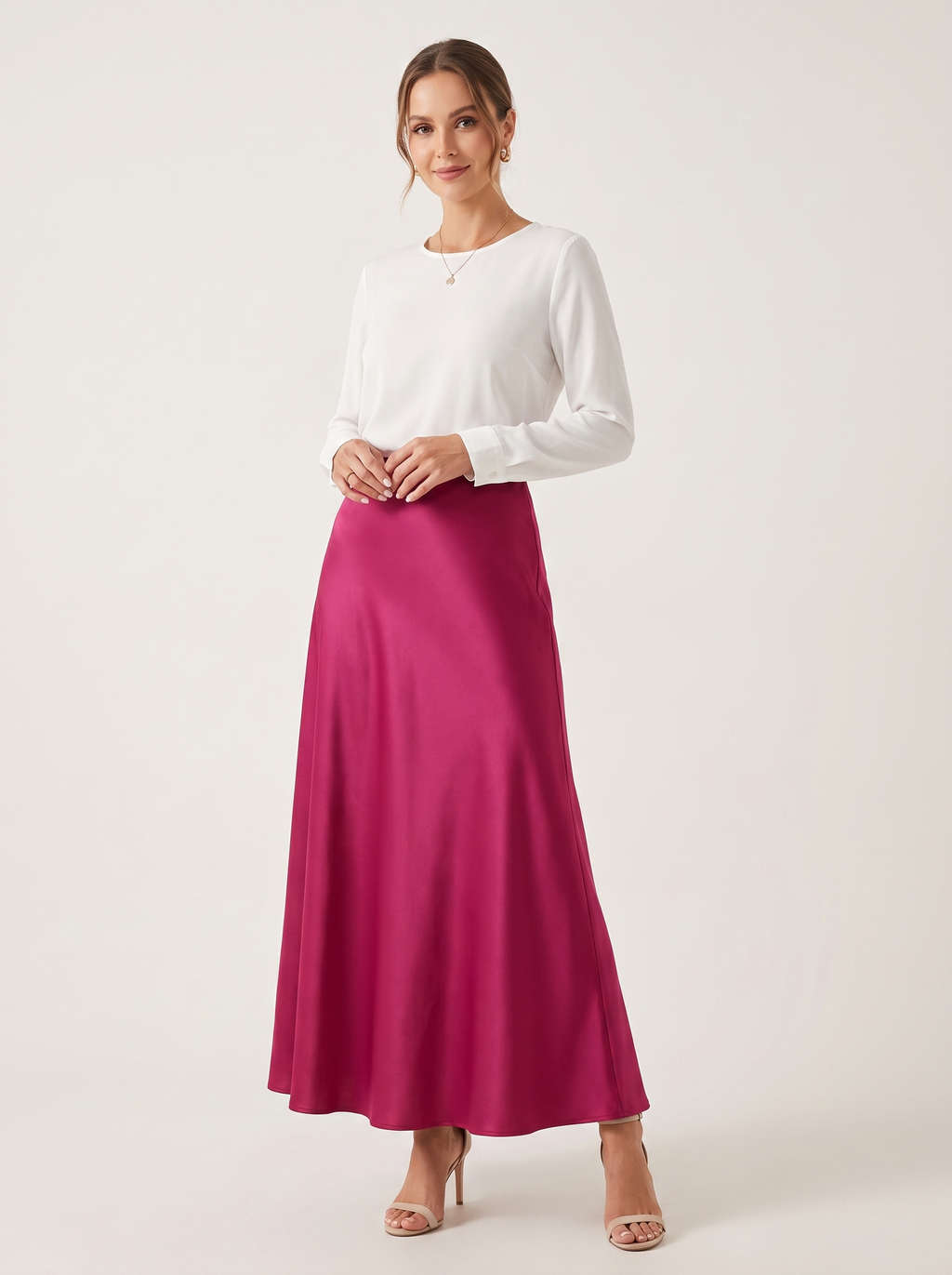 Jupe en satin