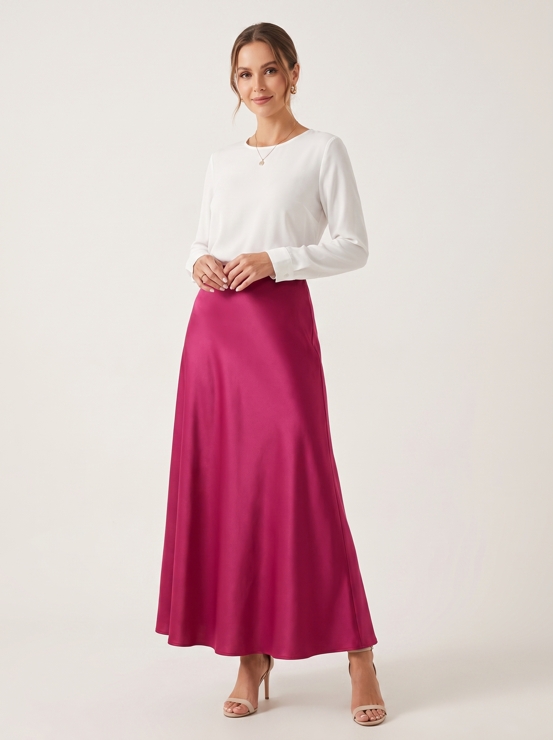 Jupe en satin