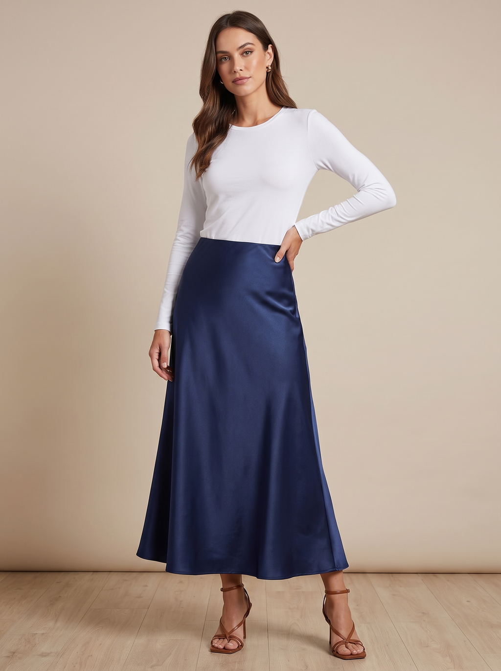 Jupe en satin