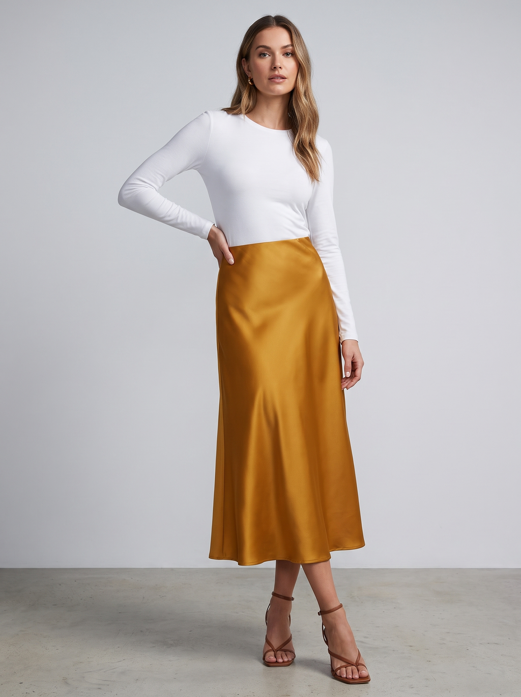 Jupe en satin