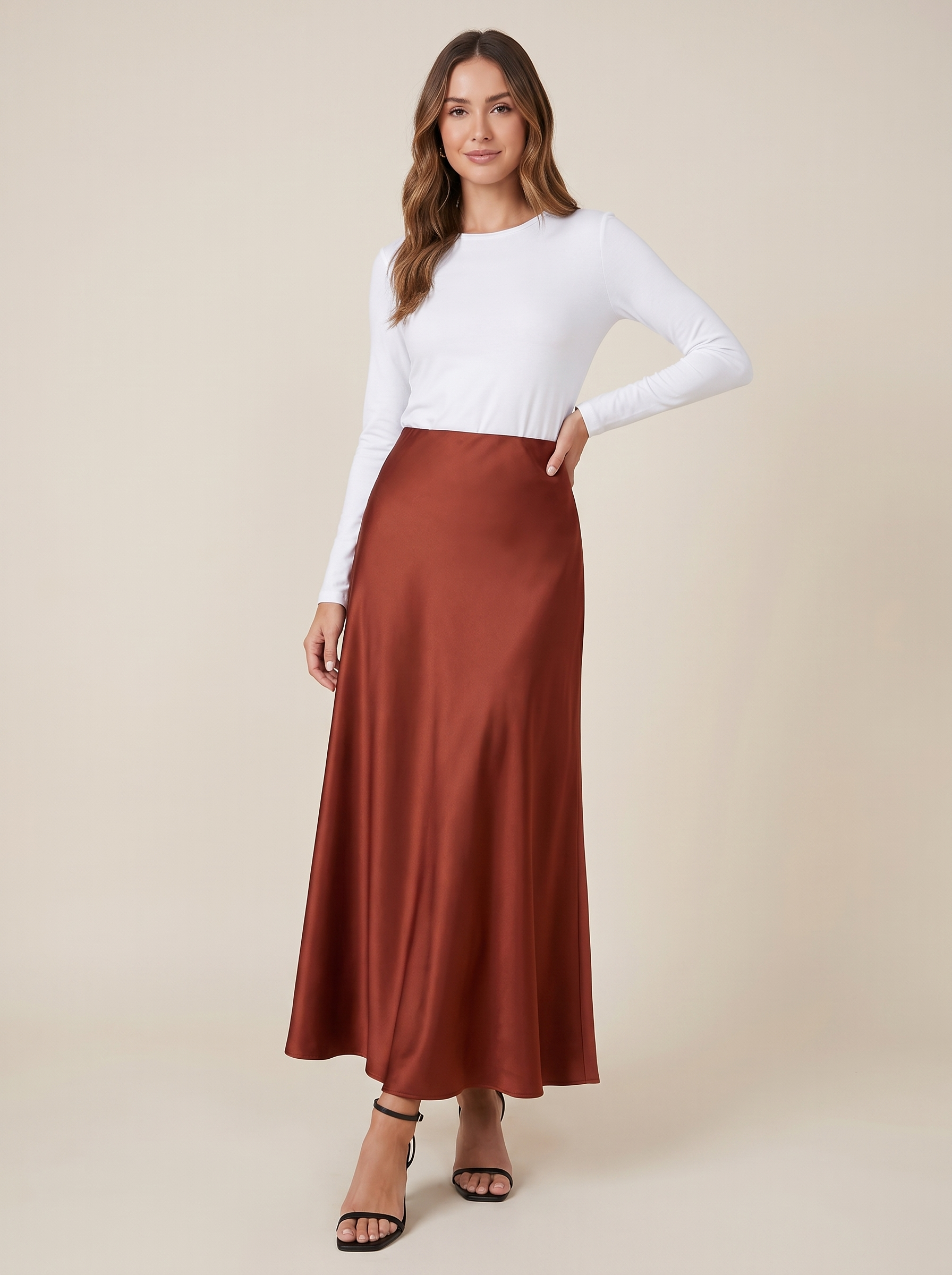 Jupe en satin