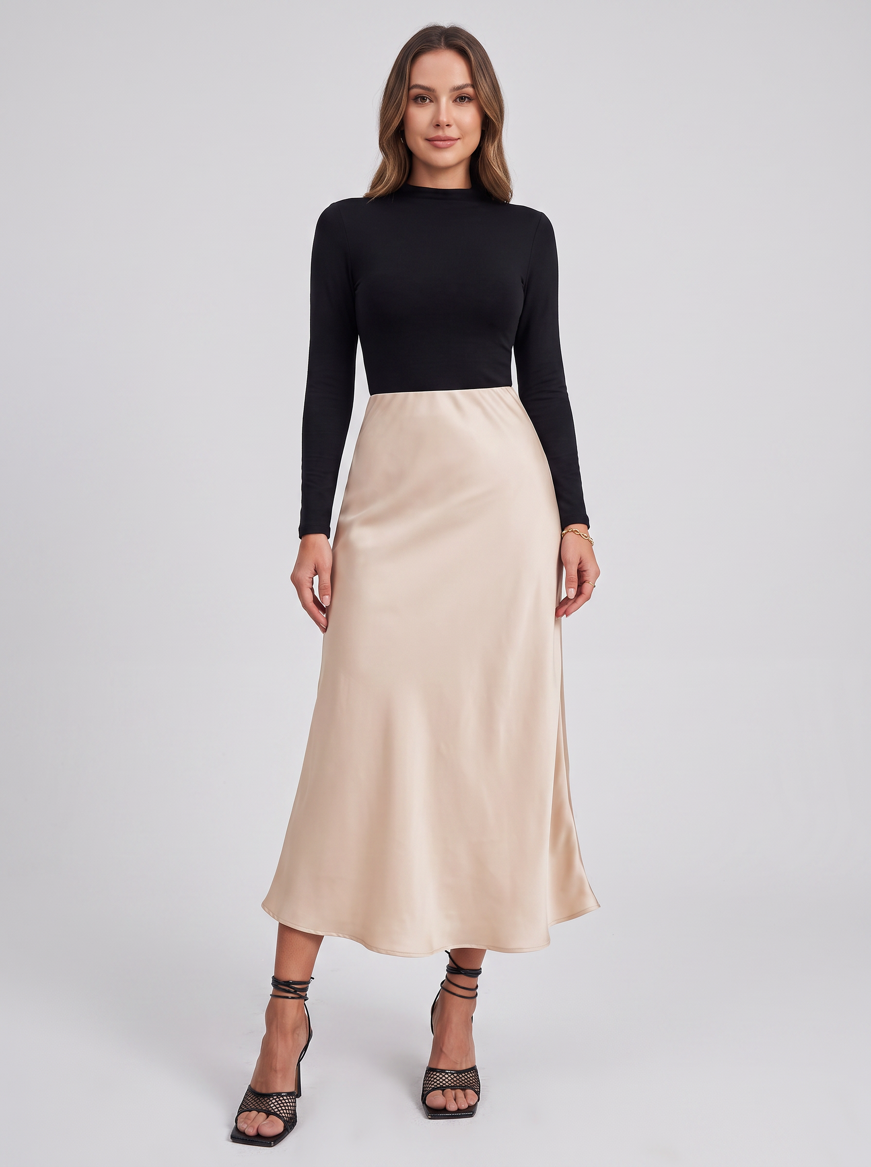 Jupe en satin