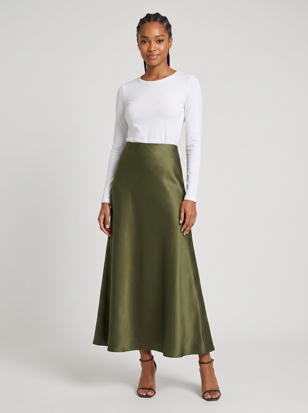 Jupe en satin