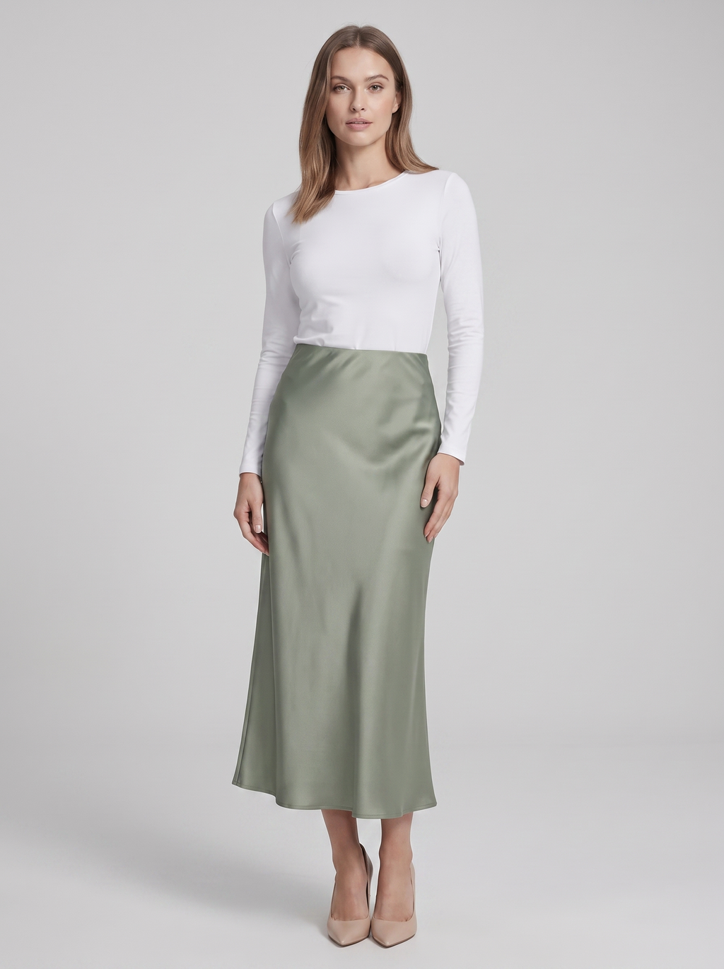 Jupe en satin