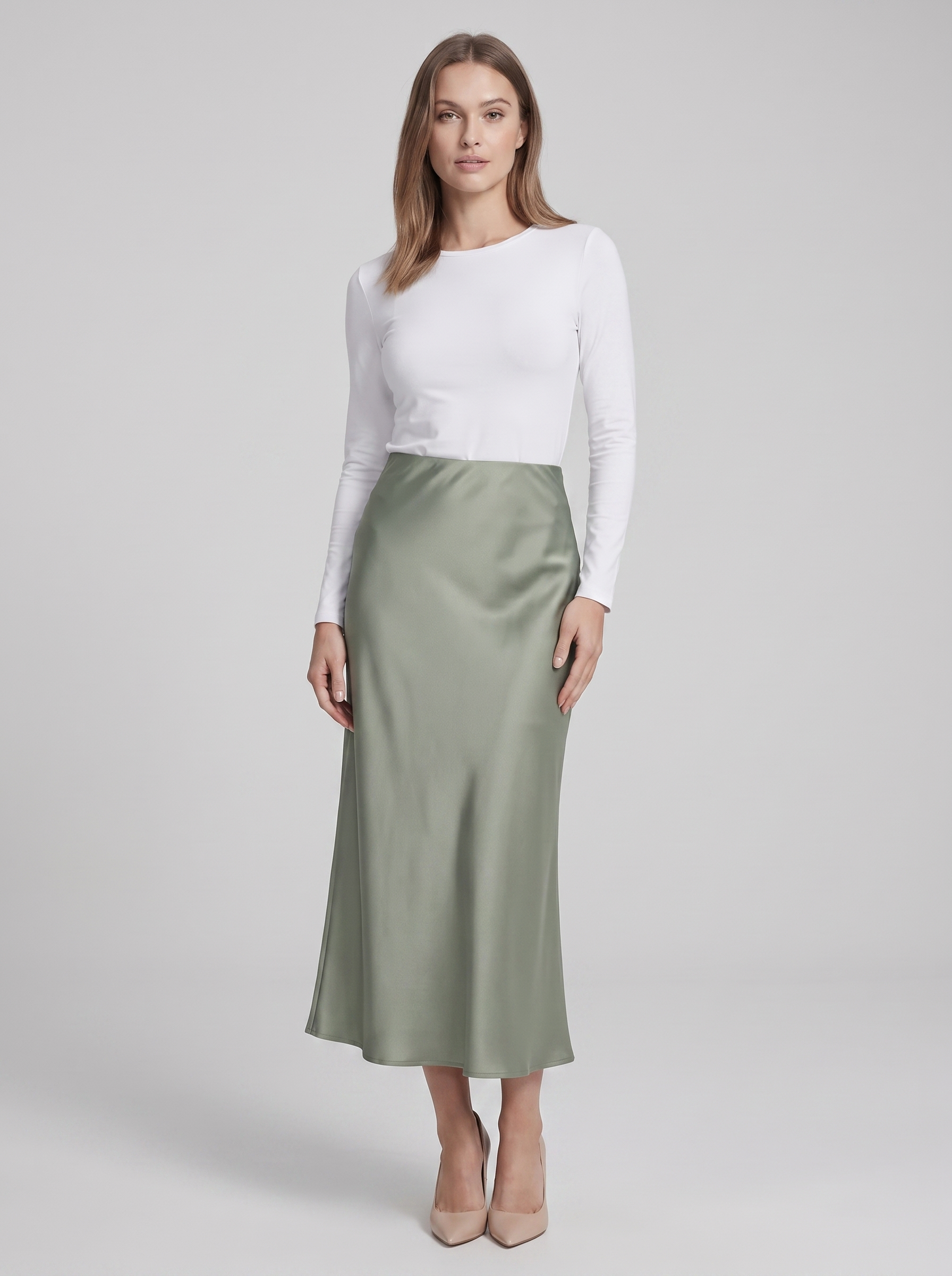 Jupe en satin