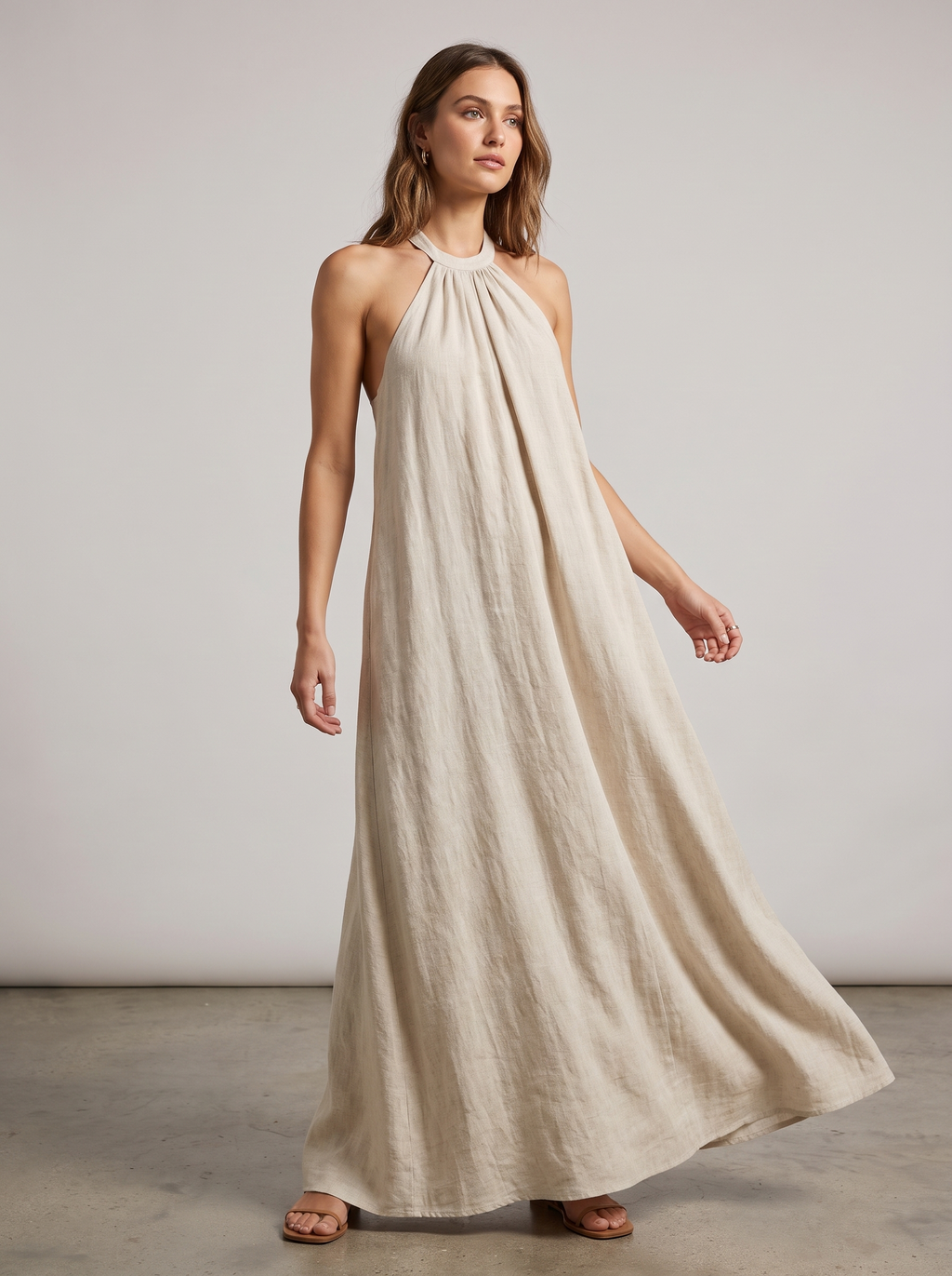 Robe longue fluide