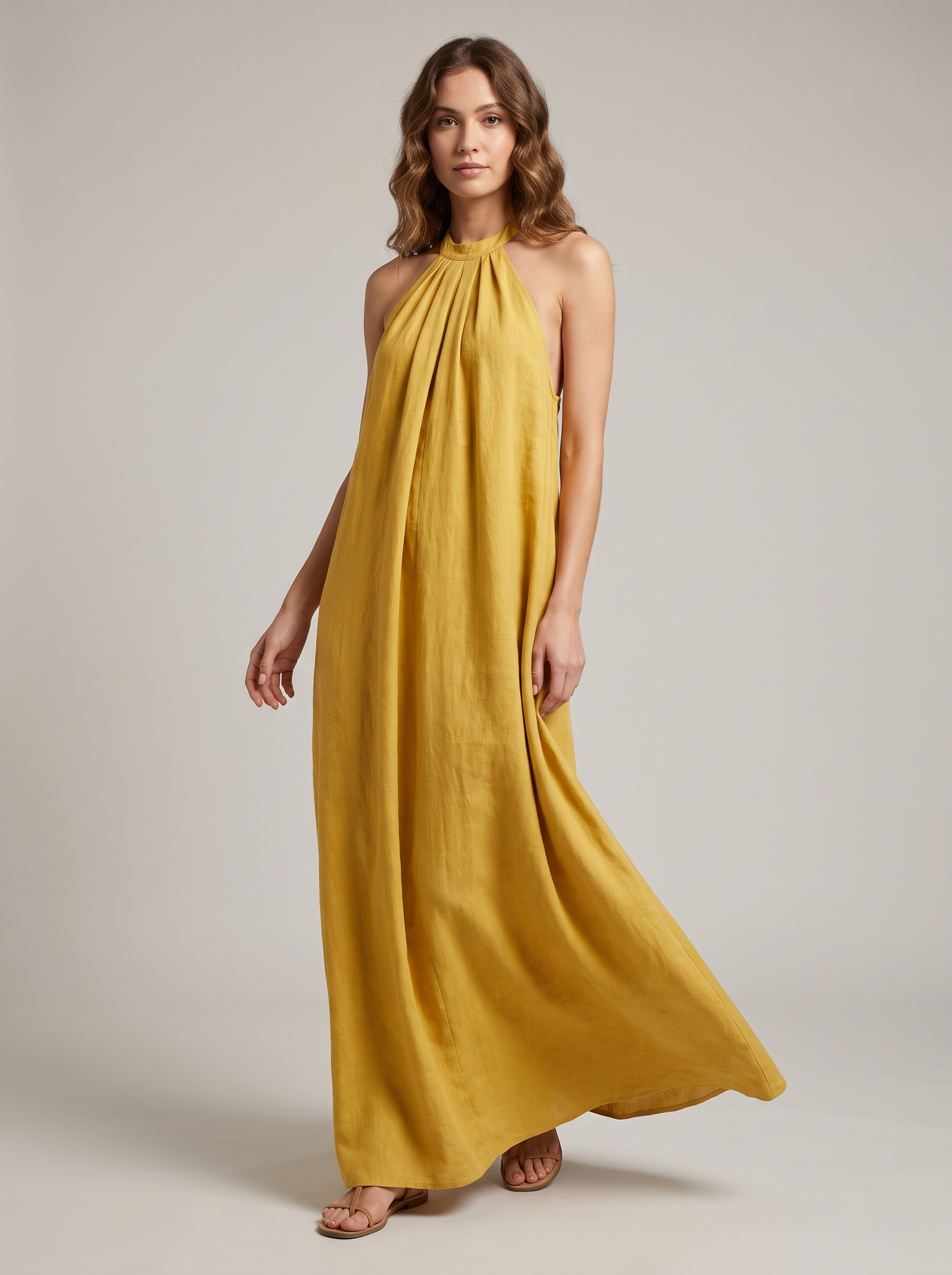 Robe longue fluide