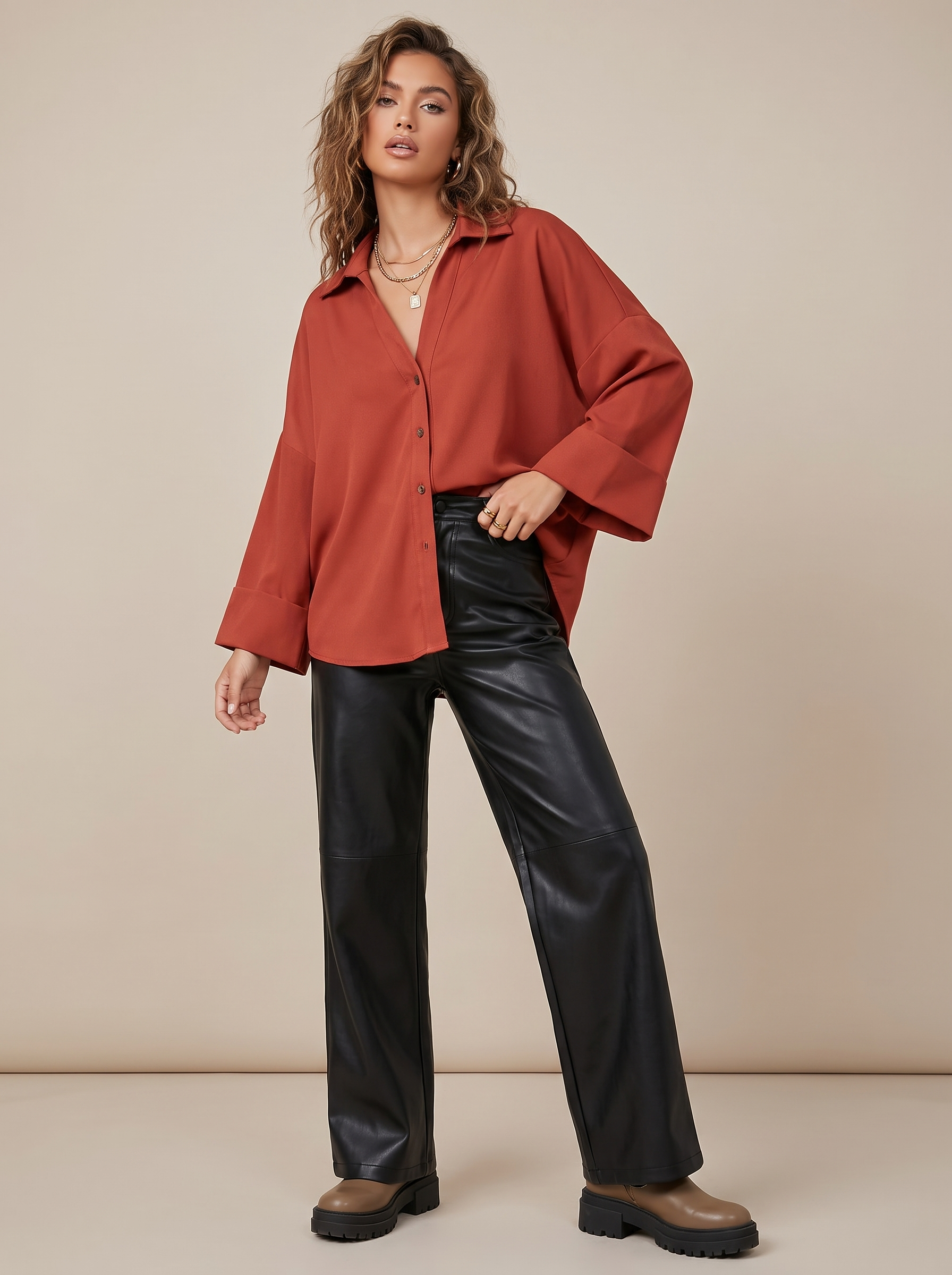Chemise oversize