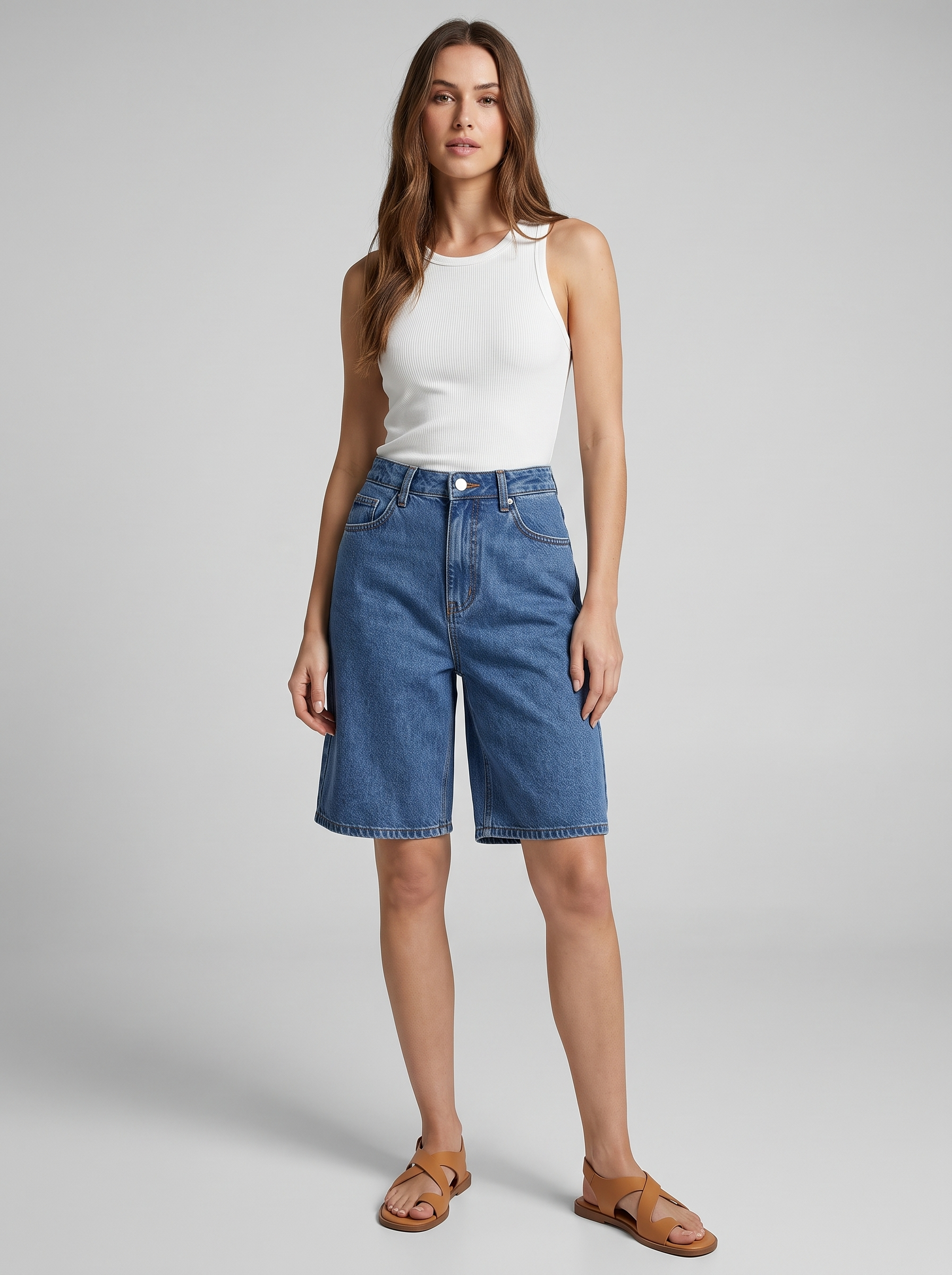 Bermuda en jean