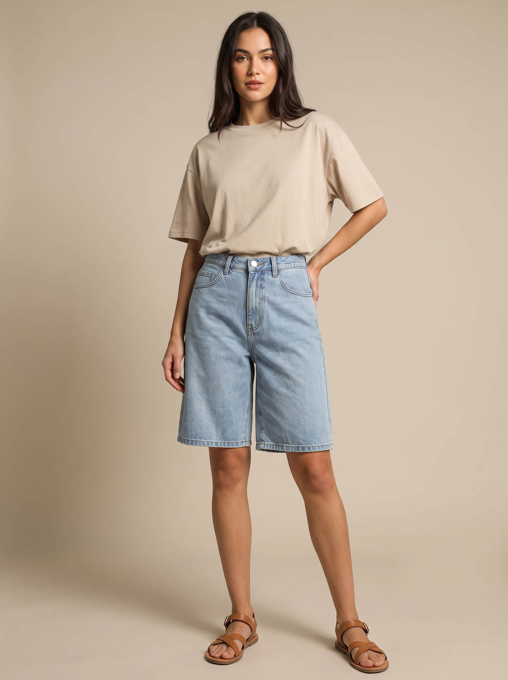 Bermuda en jean